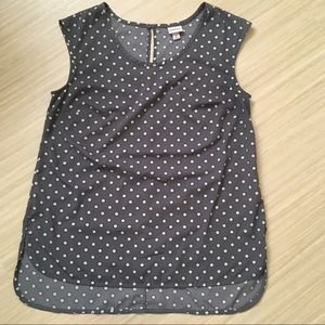 *3/$12* Grey Merona Polka Dot Top